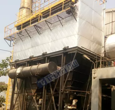 Bag filter for ball mill