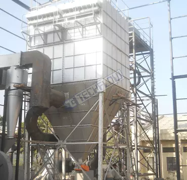 Bag filter for ball mill