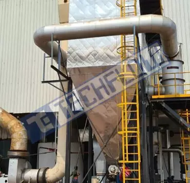 Bag filter for ball mill